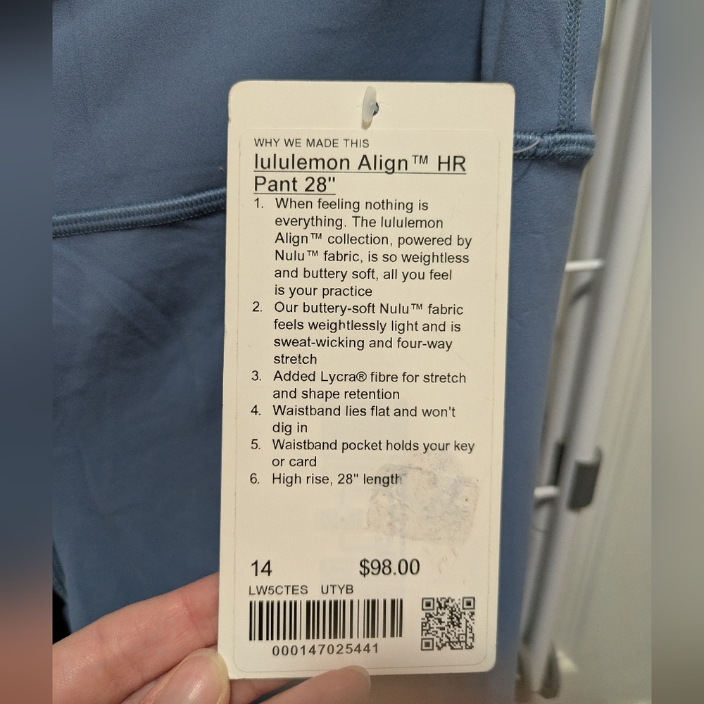 NWT Lululemon Align High-Rise Pant 28" - Picture 7 of 8